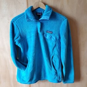 Woman's patagonia re-tool snap pullover fleece jacket size medium